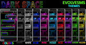 THEME EVOLVESMS SPACE RED Screenshot 1