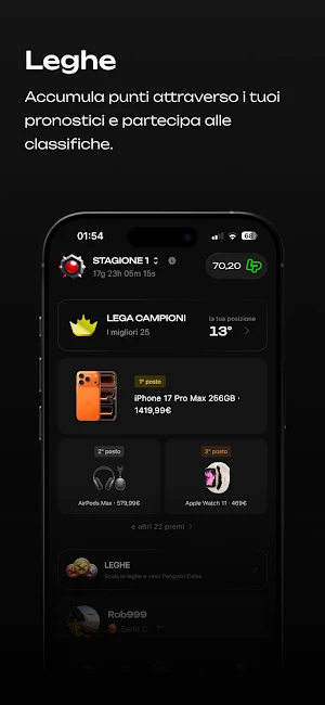 MondoPengwin Pronostici Calcio Screenshot 3