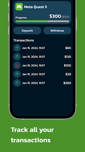 Money Box Savings Goal Tracker Screenshot 1