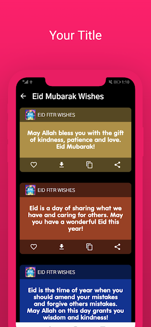 Eid ul Fitr Wishes And Message Screenshot 2