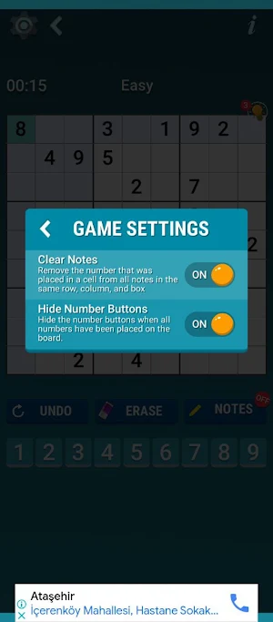 Sudoku Puzzle Game Screenshot 3