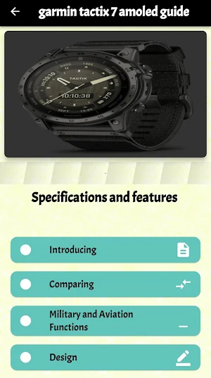 garmin tactix 7 amoled guide Screenshot 1