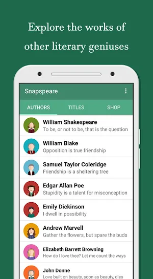 Snap Shakespeare Screenshot 3