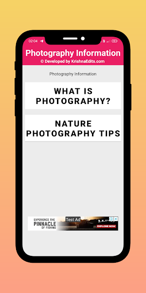 Photography Information Screenshot 0