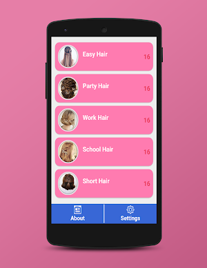 Hairstyles For Girls at Home Screenshot 1