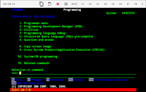 Mocha TN5250 Lite for Chromebook Screenshot 3