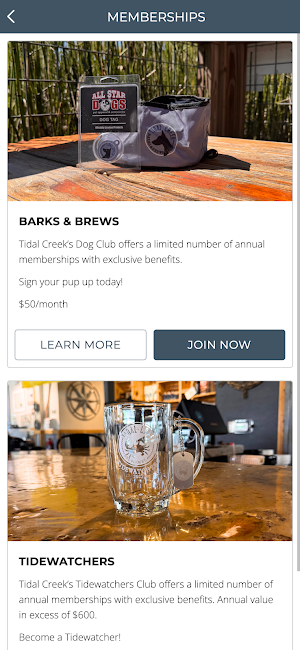 Tidal Creek Brewhouse Screenshot 1