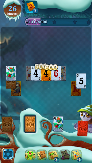Solitaire: Frozen Dream Forest Screenshot 1