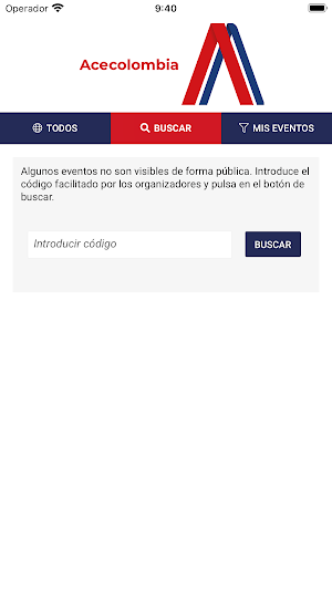 Eventos Acecolombia Screenshot 2