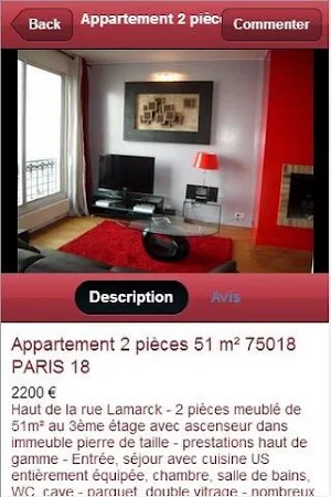 Immobilier Montmartre Screenshot 1