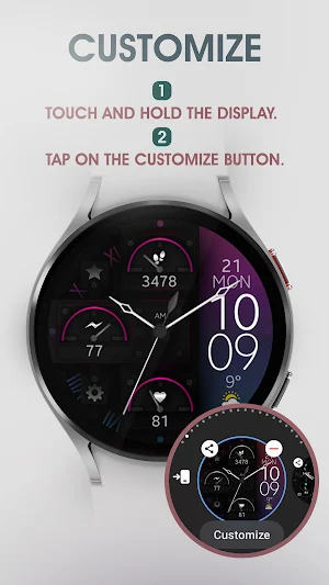 Dream 44 Hybrid watch face Screenshot 3