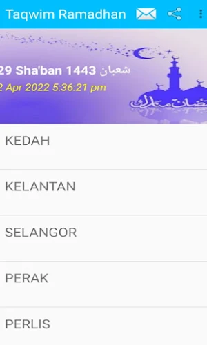 Taqwim Ramadhan 2022 Screenshot 0