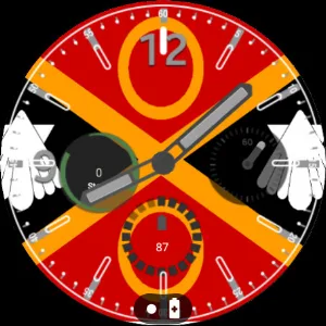 Makhanda Flag Watchface Screenshot 3