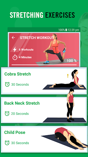 Yoga poses for stress relief: Stretching exercises Screenshot 1