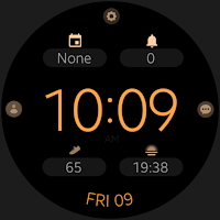 Battery v10 digital watch face