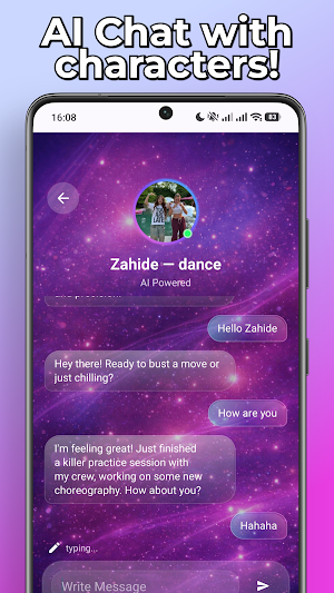 Zahide Fake Video Call & Chat Screenshot 2