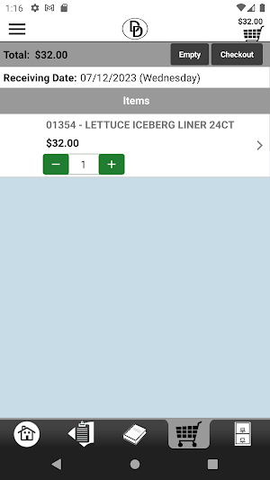 D&D Mobile Ordering Screenshot 3