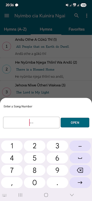 Nyimbo Cia Kuinira Ngai Screenshot 0