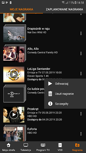 Orange TV Go Screenshot 0