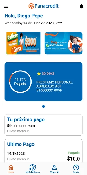 Panacredit Screenshot 0