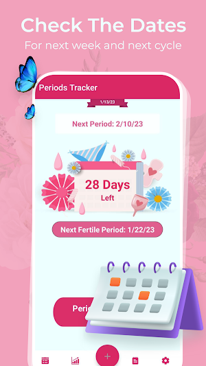 Period  tracker Screenshot 1