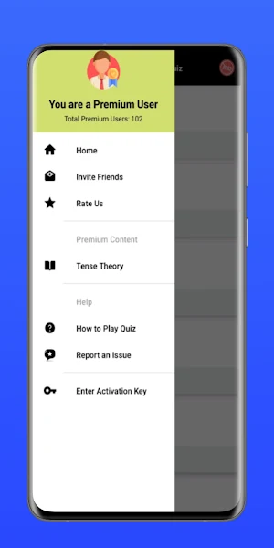 GeniusZeal Grammar Quiz Screenshot 1