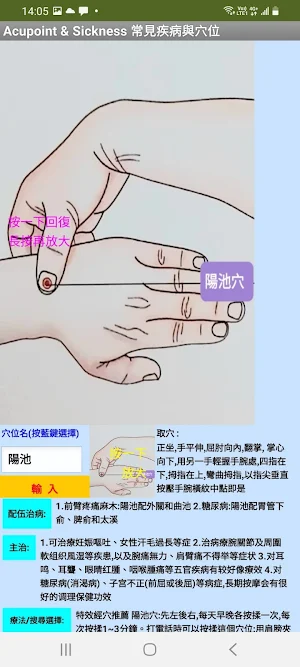 Acupoint & Sickness 疾病與穴位 Screenshot 3