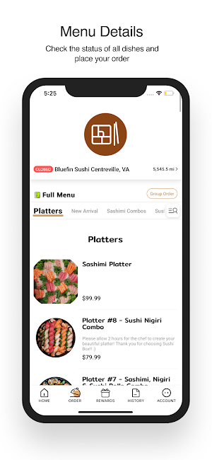 Bluefin Sushi Screenshot 1