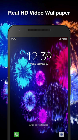 3D Fireworks Live Wallpaper Screenshot 2