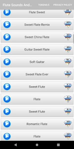 Flute Sounds And Ringtones Screenshot 1