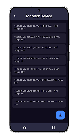 Rheonics SensorView Screenshot 3