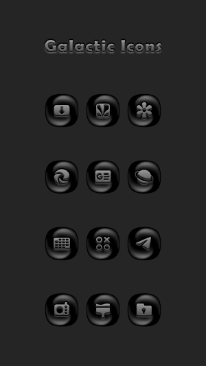 Galactic Gray Icon Pack Screenshot 2