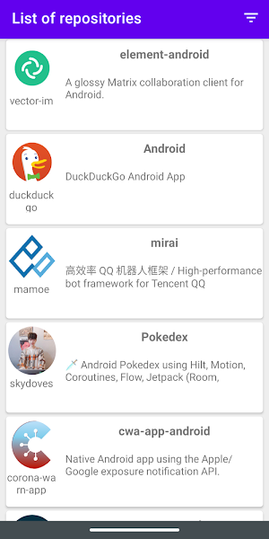 Trending Kotlin Repositories Screenshot 0