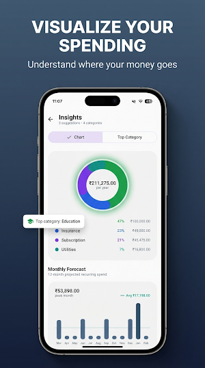 Recurra: Bill & Sub Tracker Screenshot 3