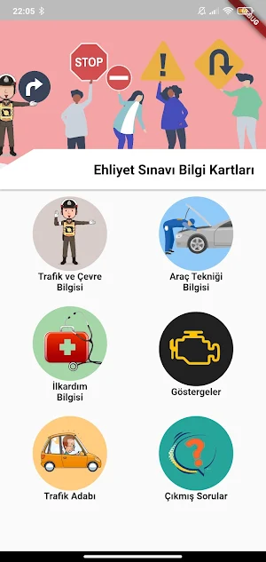 Ehliyet Sınavı Bilgi Kartları Screenshot 0