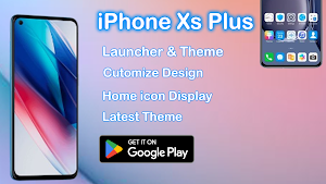 Launcher: iPhone Xs Plus Theme Screenshot 1