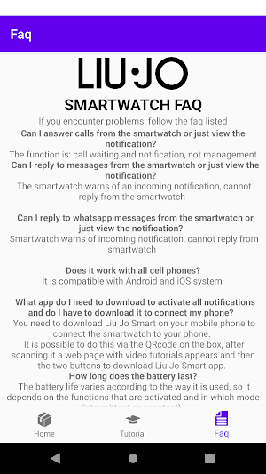 LiuJo Smartwatch Screenshot 2