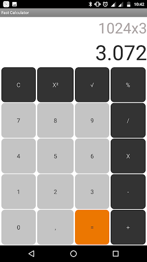 Fast Calculator Screenshot 1