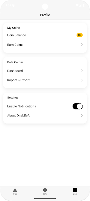 One Life: AI Note Screenshot 3
