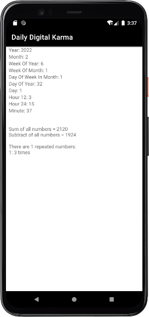 Daily Digital Karma Screenshot 1