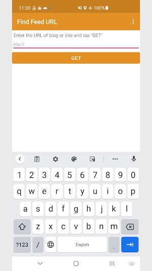 Find Feed URL Screenshot 0