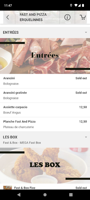 Fast and Pizza Erquelinnes Screenshot 0