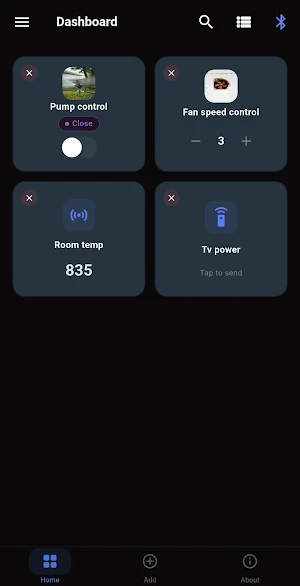 Esp32 bluetooth control Screenshot 1