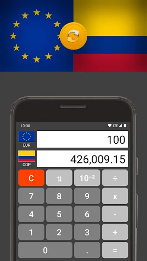 Euro / Colombian Peso Screenshot 0