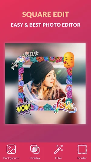 Text & sticker on photo editor Screenshot 0