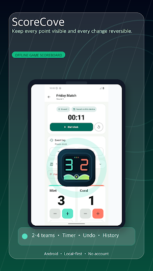 ScoreCove: Game Scoreboard Screenshot 0