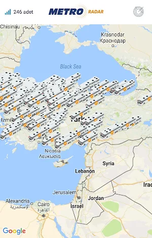 Metro Radar Screenshot 1