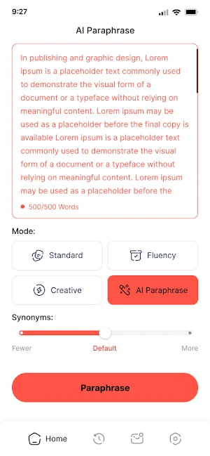 AI Paraphrase Screenshot 3