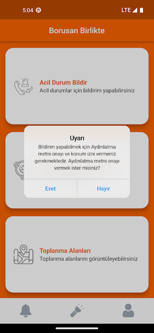 Afet Koordinasyon Screenshot 1