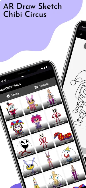 AR Draw Digital Chibi Circus Screenshot 0